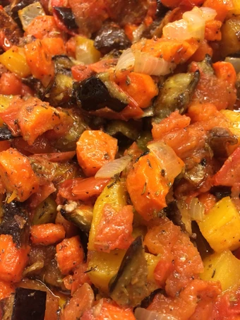 Easy Steps Make|Recipe} Roasted Vegetable Ratatouille the So Delicious