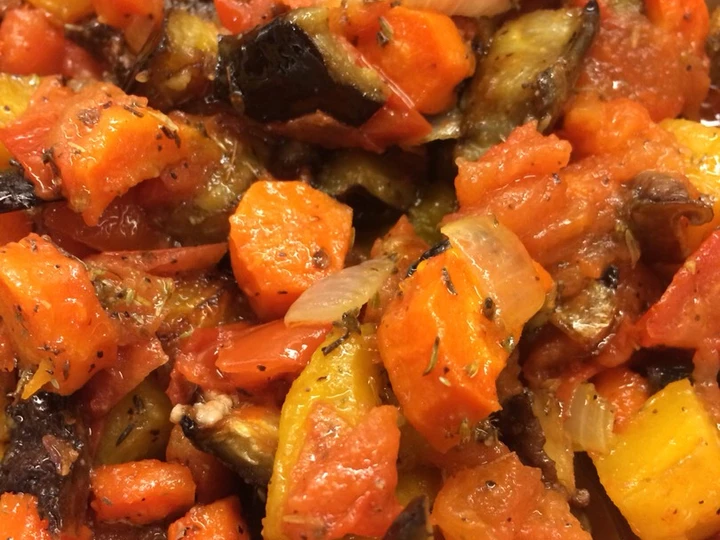 Easy Steps Make|Recipe} Roasted Vegetable Ratatouille the So Delicious 