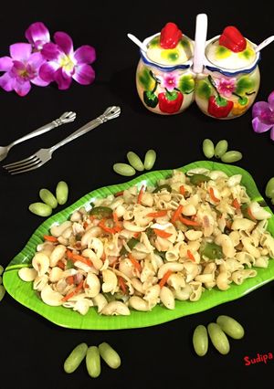 A picture of Vegetable Macaroni.