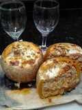 Cacerolitas de calabaza con atún
