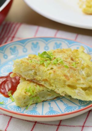 【家樂福廚房】馬鈴薯金黃烘蛋 的食譜成品照片