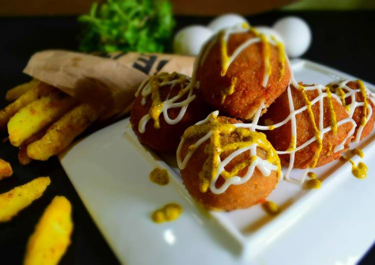 Prawn Balls With Mango Mustard Relish