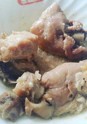 Foto resep Steamed Chicken with Garlic Ginger