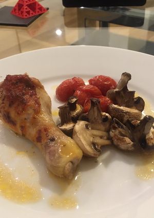 A picture of Roast chicken drum sticks 🍗.