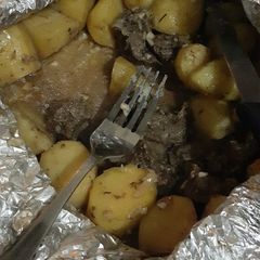 A picture of Shortcut beef potato dinner.