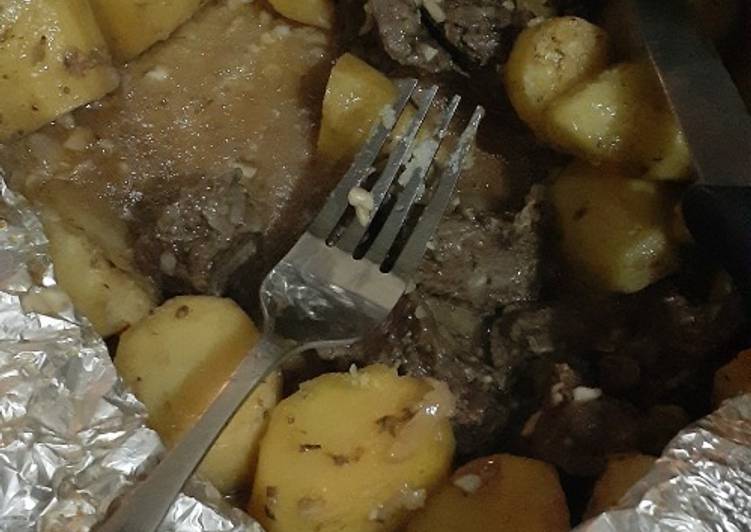 Steps to Make Any-night-of-the-week Shortcut beef potato dinner