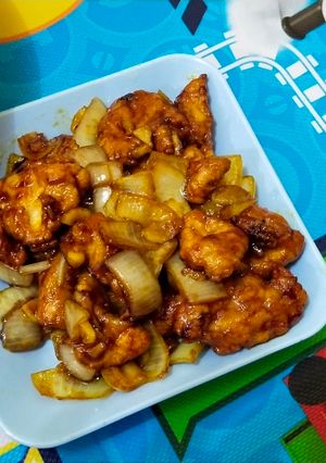 Foto resep Ayam goreng crispy saus mentega