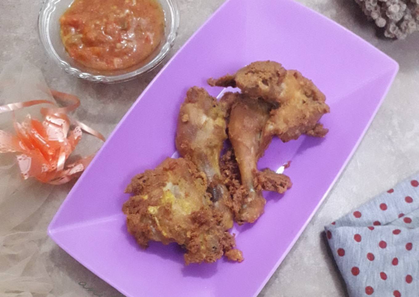 Ayam goreng ala restoran padang