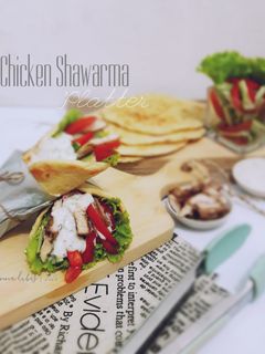 Foto resep Chicken Shawarma Platter