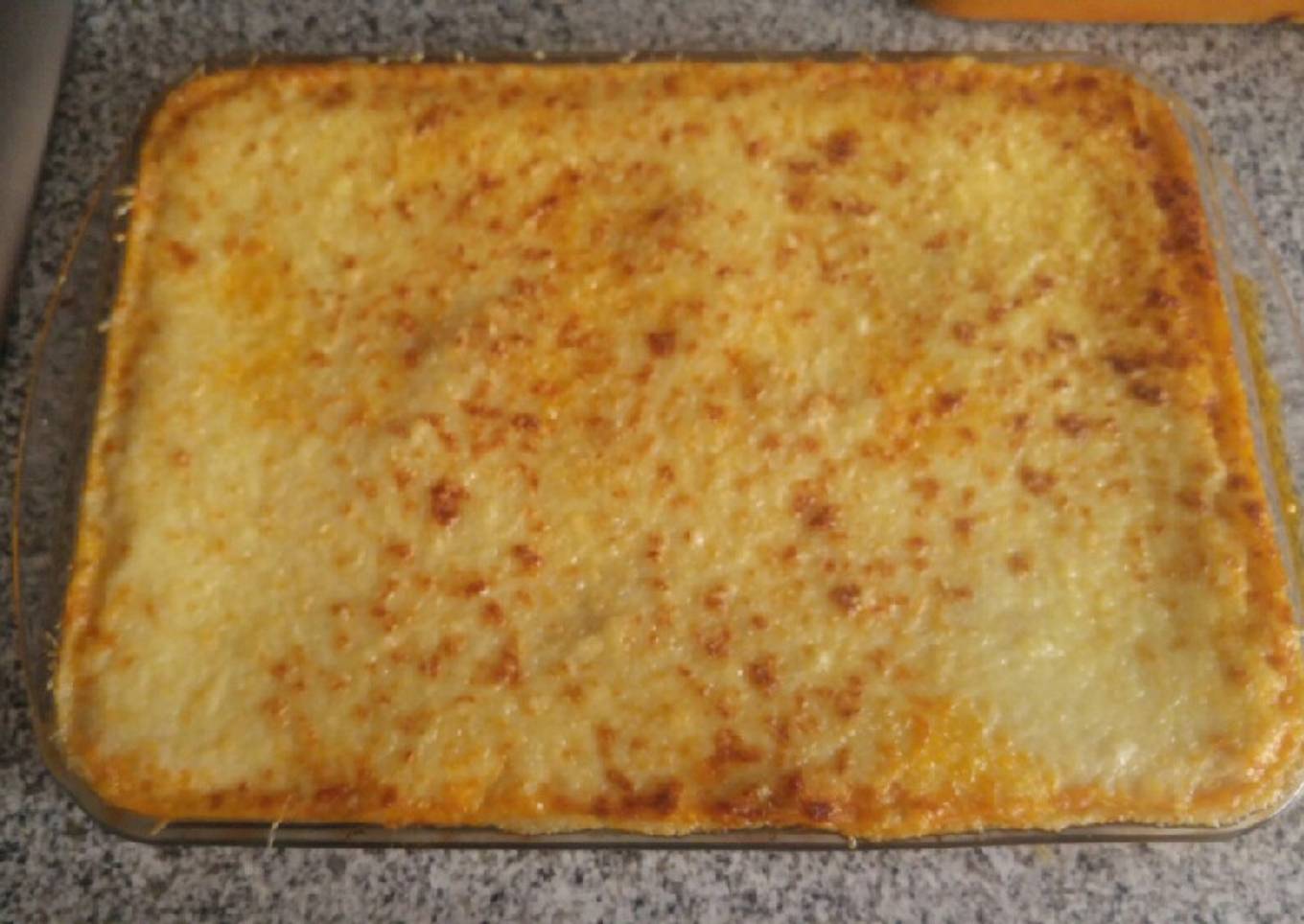 Lasaña de carne y verduras ligeramente picante