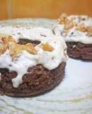 Plumkin donuts con chocolate blanco