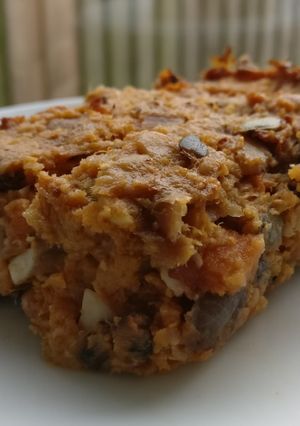 A picture of Vegan nut roast.