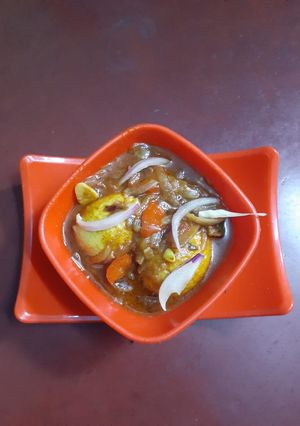 ডিমের কারি(dimer curry recipe in Bengali) রেসিপির প্রধান ছবি