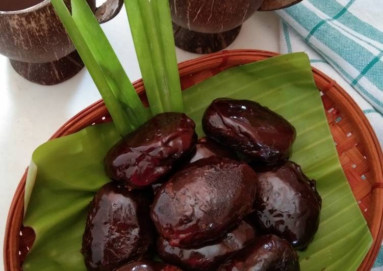 resep cara membuat Gemblong Ketan Hitam