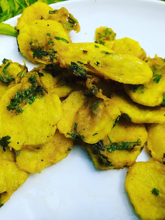 A picture of Viazi karai.