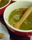 Palak Dal Shorba (Spinach-lentil Soup)