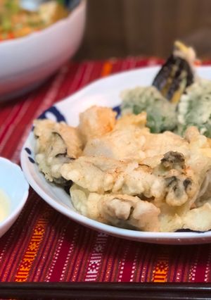 A picture of 🇬🇧🇯🇵Tempura with Maureen’s Dip.