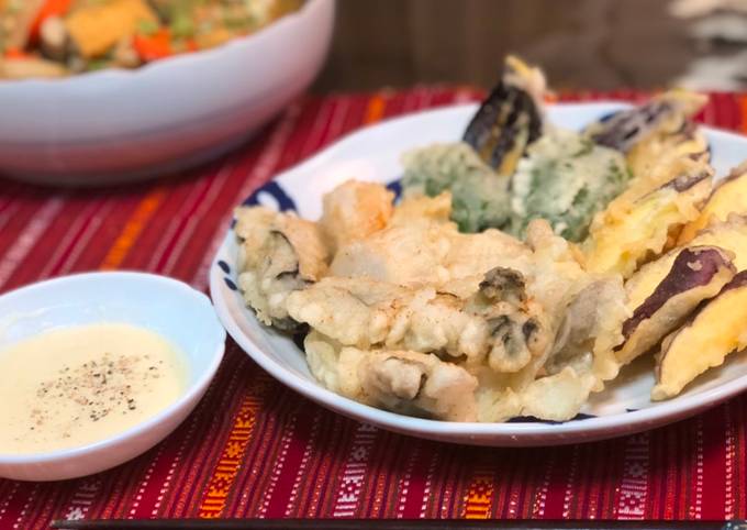 Recipe of flavorful 🇬🇧🇯🇵Tempura with Maureen’s Dip