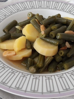 Una foto de Judías verdes con patatas