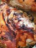 Pernil com ossos assado