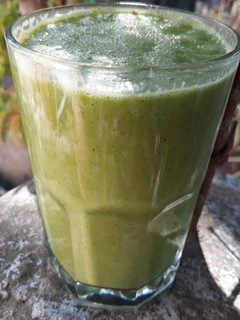 Una foto de Súper batido verde
