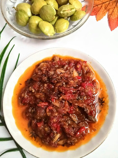 Foto resep Sambal ikan asin peda