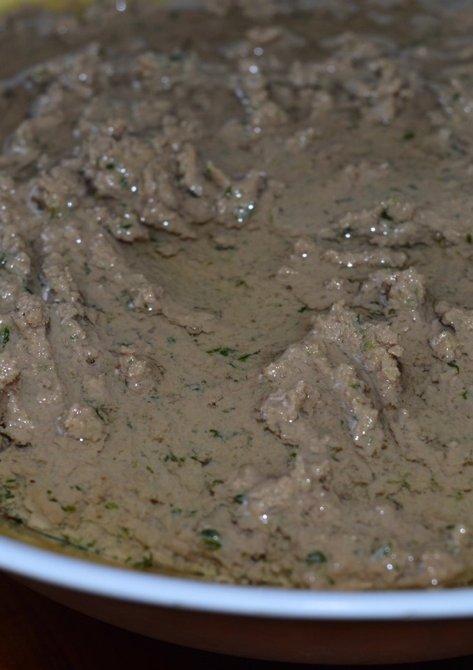 Una foto de Picadillo o paté de hígado