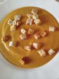 Crema de calabaza y castañas muy fácil de hacer