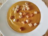 Crema de calabaza y castañas muy fácil de hacer