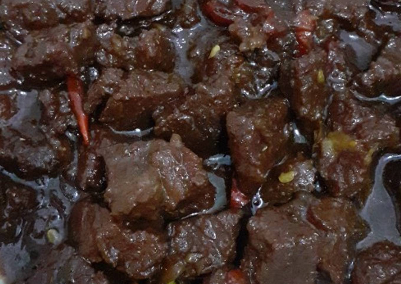 Sate goreng no kacang sederhana