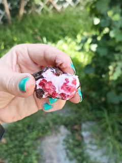 Una foto de Bombones de frambuesas