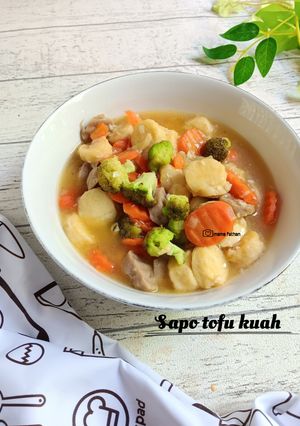 Foto resep Sapo Tofu Kuah