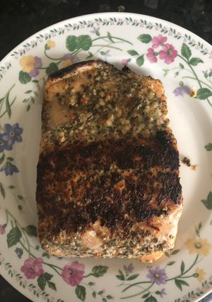 A picture of Montreal salmon.