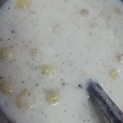 A picture of Boondi raita.