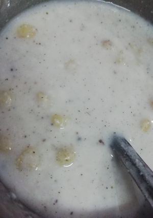 A picture of Boondi raita.