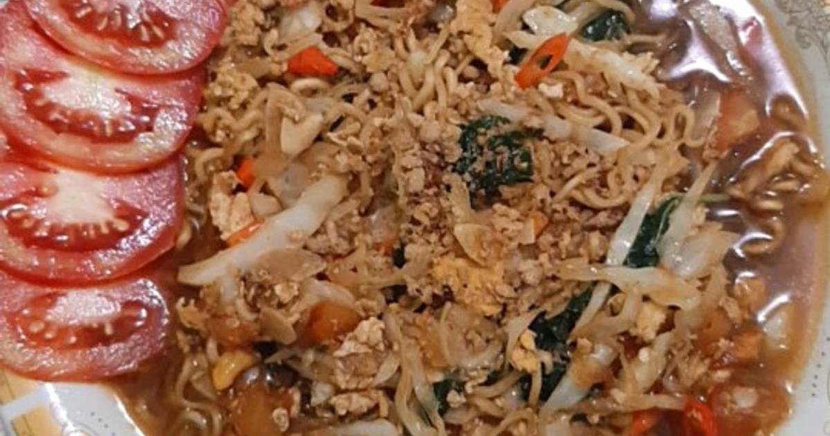 Cara Membuat Mie Goreng Dengan Bahan Seadanya / Resep Mie ...