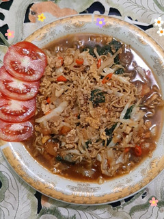 Foto resep Mie nyemek indomie (bahan seadanya)