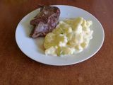 Papas con crema