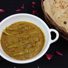 A picture of Hyderabadi mirch salan.