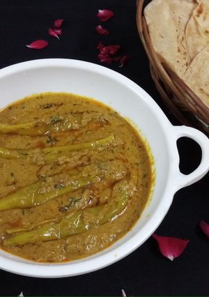A picture of Hyderabadi mirch salan.