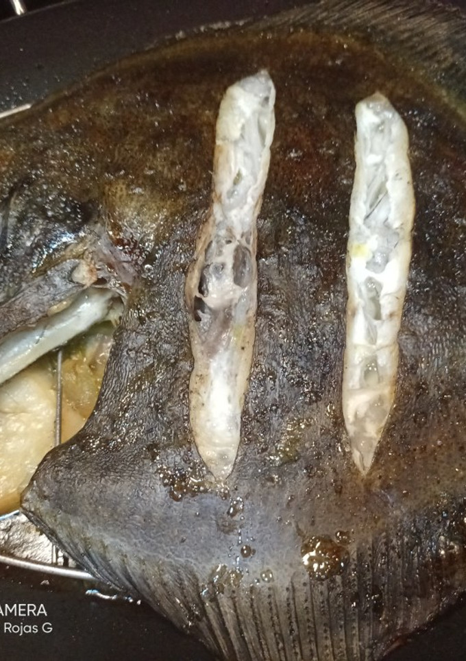 Una foto de Rodaballo al horno