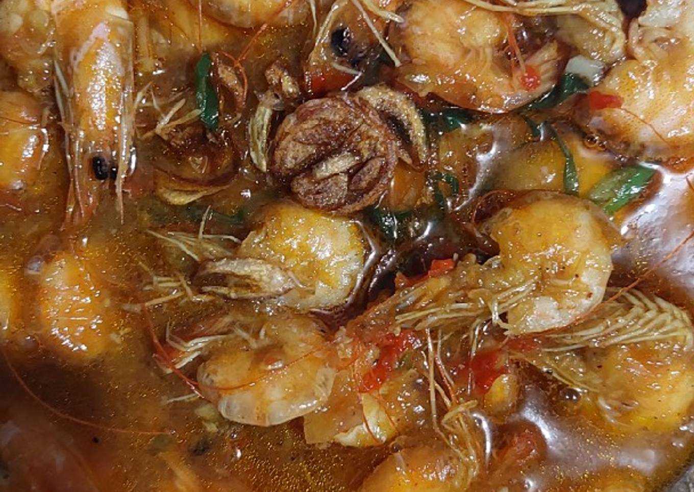 2. Udang Saus Padang
