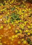 Lebanese Pea Stew (Bazella w Riz)