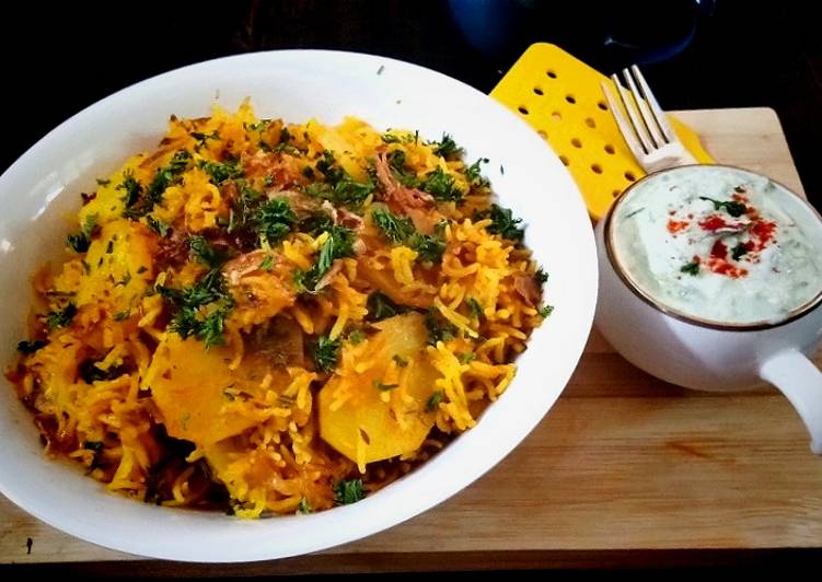 Bataka Kaatri Handi Pulav