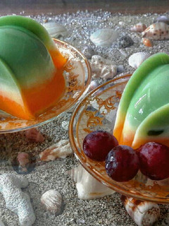 Foto resep Puding Cendol Susu