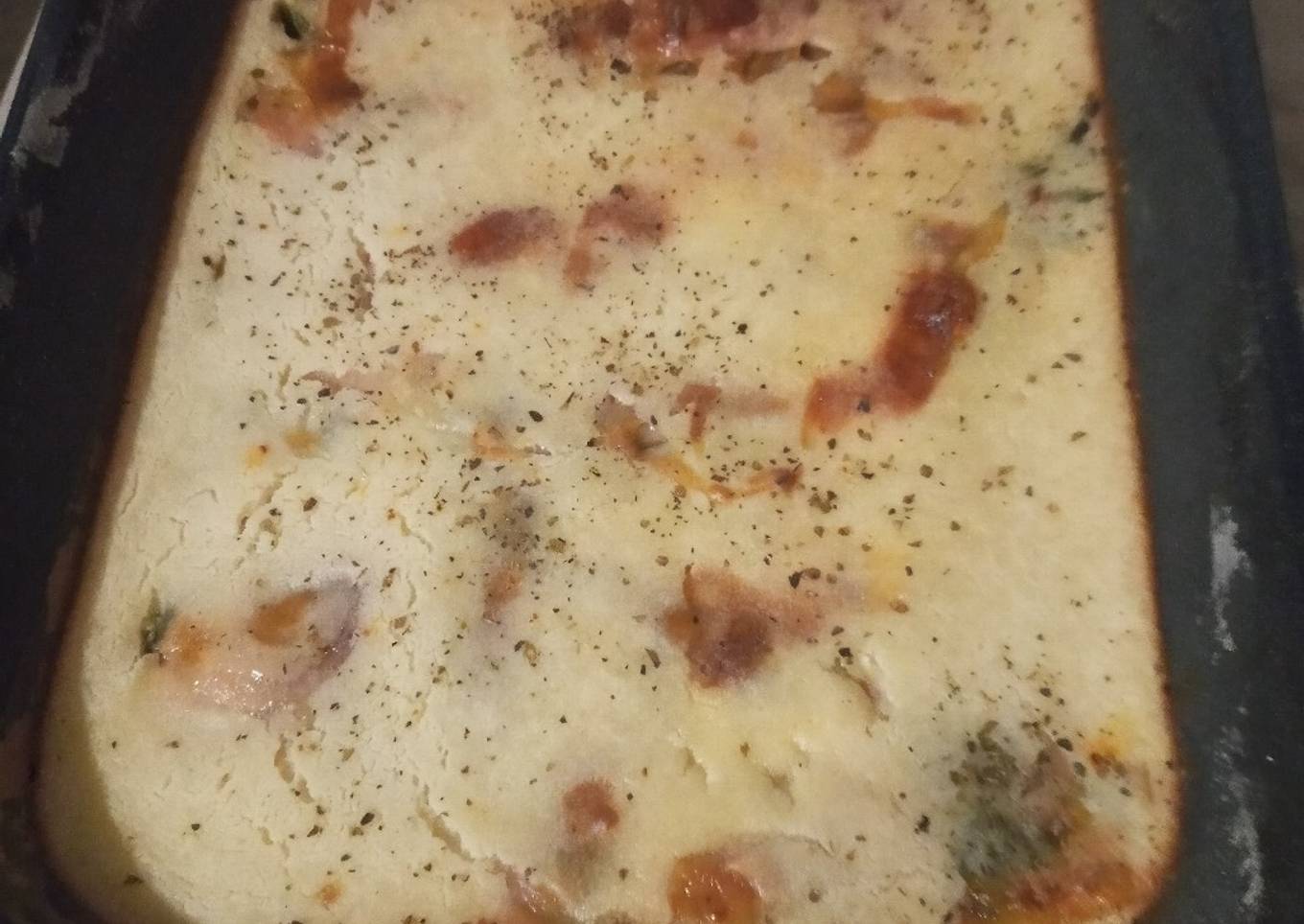 Torta de fiambre y acelga