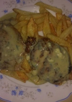 Una foto de Lomos al roquefort