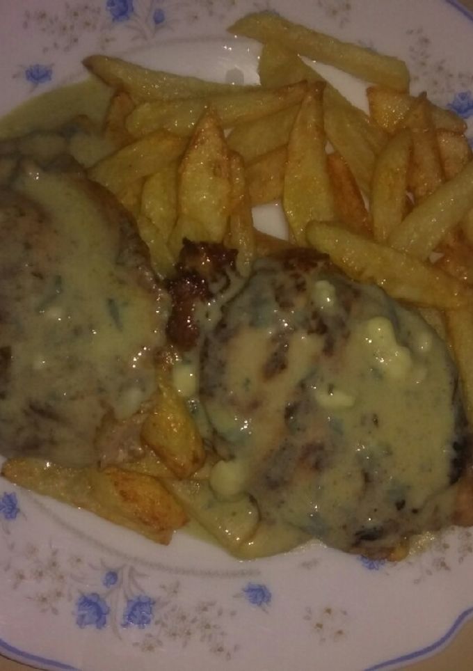 Una foto de Lomos al roquefort