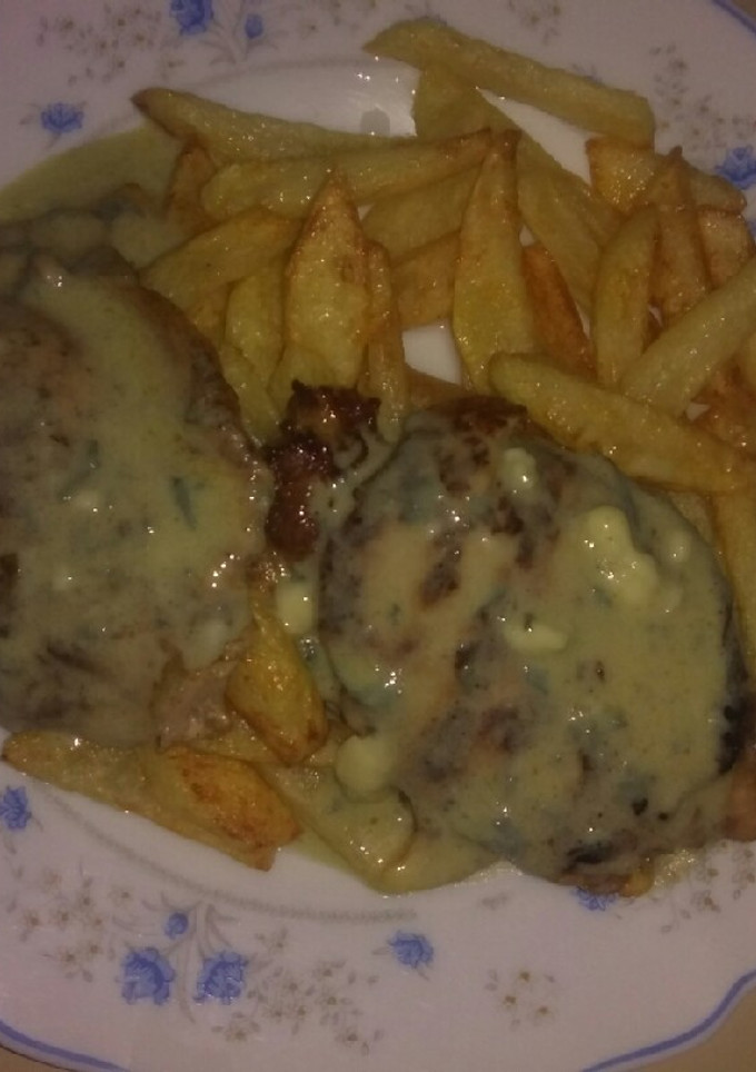 Una foto de Lomos al roquefort