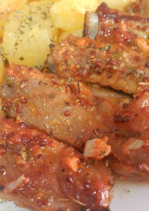 Una foto de Costillas al horno